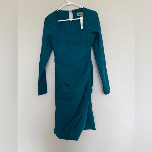 Preen by Thornton Bregazzi Dress teal green M - Picture 2 of 10
